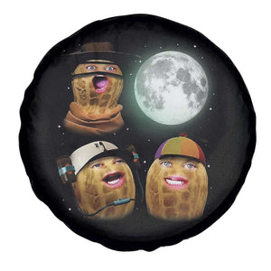 Funny Burnt Peanut Howling at the Moon Spare Tire Cover TS14 Print Your Wear