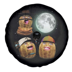 Funny Burnt Peanut Howling at the Moon Spare Tire Cover TS14 Print Your Wear