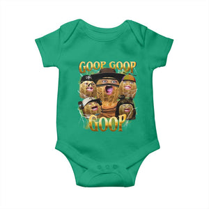 Funny Burnt Peanut Goop Baby Onesie - Bungulato 90s Bootleg Meme Infant Bodysuit TS14 Irish Green Print Your Wear