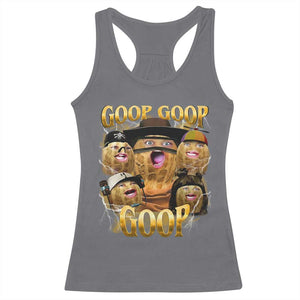 Funny Burnt Peanut Goop Racerback Tank Top Bungulato 90s Bootleg TS14 Charcoal Print Your Wear