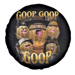 Funny Burnt Peanut Goop Spare Tire Cover Bungulato 90s Bootleg TS14 Print Your Wear