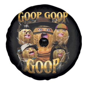 Funny Burnt Peanut Goop Spare Tire Cover Bungulato 90s Bootleg TS14 Print Your Wear