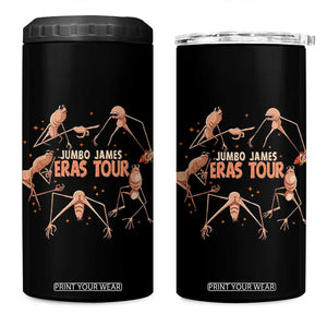 Marcus The Worm Meme 4 in 1 Can Cooler Tumbler Jumbo James Eras Tour TS14 One Size: 16 oz Black Print Your Wear