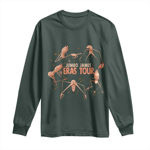 Marcus The Worm Meme Long Sleeve Shirt Jumbo James Eras Tour TS14 Dark Forest Green Print Your Wear