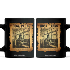 Rosa Parks Quote Coffee Mug Black Movement Protest TS14 Black Print Your Wear