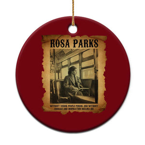 Rosa Parks Quote Ceramic Ornament Black Movement Protest TS14 1pc Red Print Your Wear