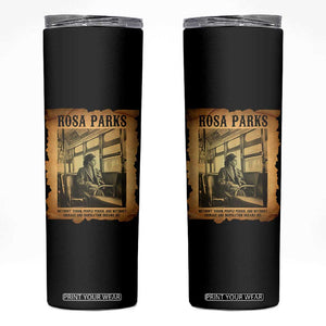 Rosa Parks Quote Skinny Tumbler Black Movement Protest TS14 Black Print Your Wear