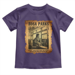 Rosa Parks Quote Toddler T Shirt Black Movement Protest TS14 Purple Print Your Wear