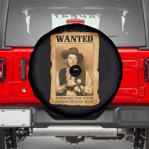Ronald Reagan Cowboy Retro American President Spare Tire Cover Robbing The Poor GIving To Te Rich TS14 Black Print Your Wear