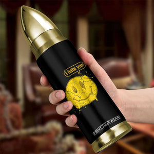 I Hate You Bullet Tumbler Vintage Yellow Happy Smile Face TS14 Print Your Wear