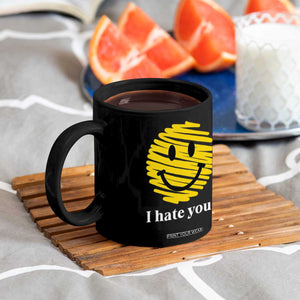 I Hate You Smile Face Meme Coffee Mug Viral Sarcastic Humor TS14 Print Your Wear