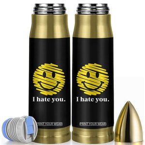 I Hate You Smile Face Meme Bullet Tumbler Viral Sarcastic Humor TS14 Black Print Your Wear