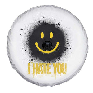 I Hate You Spare Tire Cover Funny Smile Face Emoticon Meme TS14 Print Your Wear