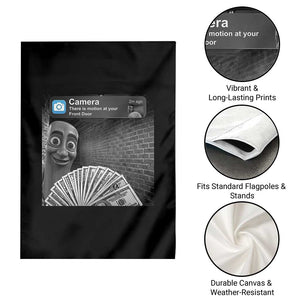 There is Motion at Your Front Door Garden Flag Tung Tung Tung Sahur Italian Brainrot Meme TS14 Print Your Wear