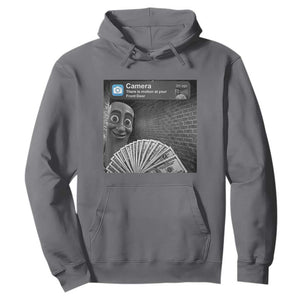 There is Motion at Your Front Door Hoodie Tung Tung Tung Sahur Italian Brainrot Meme TS14 Charcoal Print Your Wear