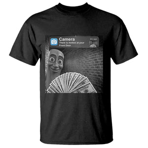 There is Motion at Your Front Door T Shirt Tung Tung Tung Sahur Italian Brainrot Meme TS14 Black Print Your Wear