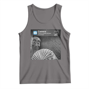 There is Motion at Your Front Door Tank Top Tung Tung Tung Sahur Italian Brainrot Meme TS14 Deep Heather Print Your Wear