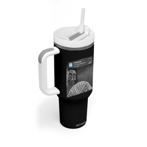 There is Motion at Your Front Door Tumbler With Handle Tung Tung Tung Sahur Italian Brainrot Meme TS14 Print Your Wear