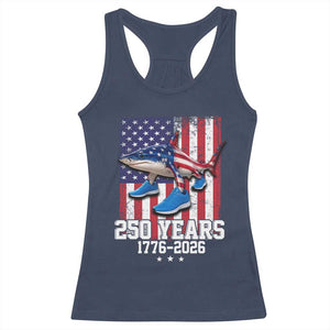 250th America Anniversary Racerback Tank Top Tralalero Tralala Italian Brainrot 4th of July Meme