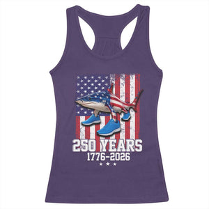 250th America Anniversary Racerback Tank Top Tralalero Tralala Italian Brainrot 4th of July Meme