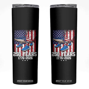 250th America Anniversary Skinny Tumbler Tralalero Tralala Italian Brainrot 4th of July Meme