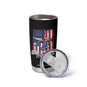 250th America Anniversary Tumbler Cup Tralalero Tralala Italian Brainrot 4th of July Meme