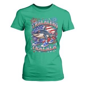 Tralalero Tralala Shark Italian Brainrot 4th Of July Meme T Shirt For Women TS14 Irish Green Print Your Wear