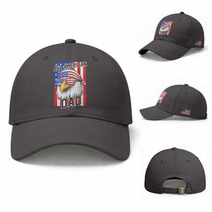 All American Dad 4th of July Baseball Cap Daddy Eagle USA