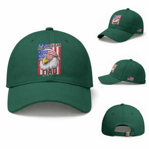 All American Dad 4th of July Baseball Cap Daddy Eagle USA