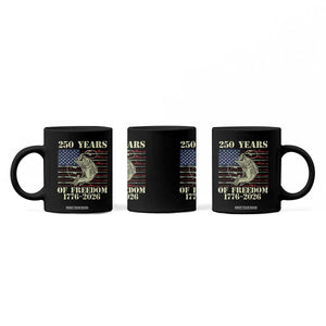 250th Anniversary USA Bass Fishing American Flag Coffee Mug TS14 Print Your Wear