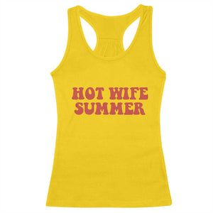 Hot Wife Summer Racerback Tank Top Funny Newlywed TS14 Daisy Print Your Wear