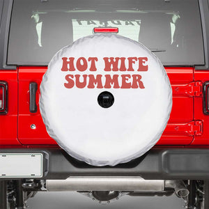 Hot Wife Summer Spare Tire Cover Funny Newlywed TS14 White Print Your Wear
