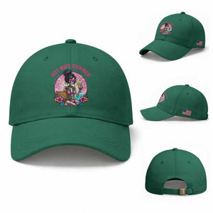 Hot Wife Summer Baseball Cap Funny Newlywed Skeleton TS14 Baseball Cap Universal Fit Irish Green Print Your Wear
