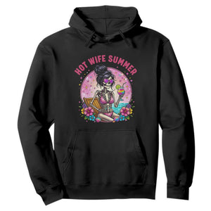 Hot Wife Summer Hoodie Funny Newlywed Skeleton TS14 Black Print Your Wear