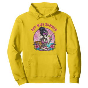 Hot Wife Summer Hoodie Funny Newlywed Skeleton TS14 Daisy Print Your Wear