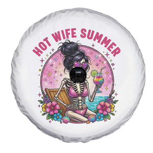 Hot Wife Summer Spare Tire Cover Funny Newlywed Skeleton TS14 Print Your Wear
