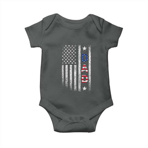 USA Patriotic Dad Baby Onesie Father's Day American Flag 4th of July