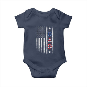 USA Patriotic Dad Baby Onesie Father's Day American Flag 4th of July