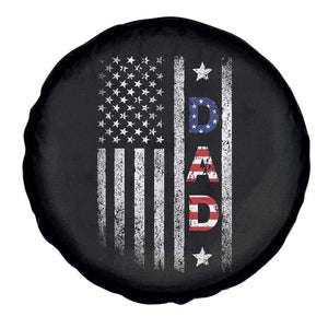 USA Patriotic Dad Spare Tire Cover Father's Day American Flag 4th of July TS14 Print Your Wear
