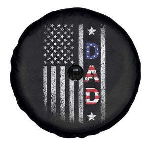 USA Patriotic Dad Spare Tire Cover Father's Day American Flag 4th of July TS14 Print Your Wear