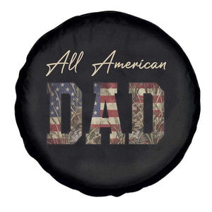 Retro All American Dad Spare Tire Cover 4th of July Father's Day TS14 Print Your Wear