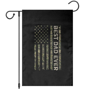 Best Dad Ever Garden Flag Patriotic USA Flag 4th of July Camo American Flag Camouflage TS14 Black Print Your Wear