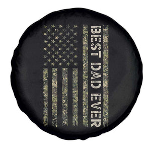 Best Dad Ever Spare Tire Cover Patriotic USA Flag 4th of July Camo American Flag Camouflage TS14 Print Your Wear