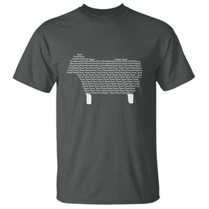 Found Minimalist Sheep T Shirt Christian Psalm 23 Lamb