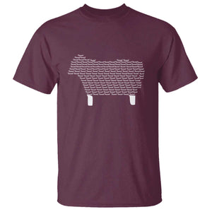 Found Minimalist Sheep T Shirt Christian Psalm 23 Lamb