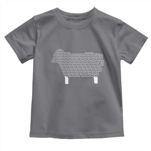 Found Minimalist Sheep Toddler T Shirt Christian Psalm 23 Lamb