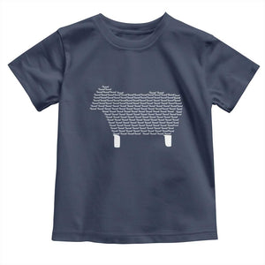 Found Minimalist Sheep Toddler T Shirt Christian Psalm 23 Lamb
