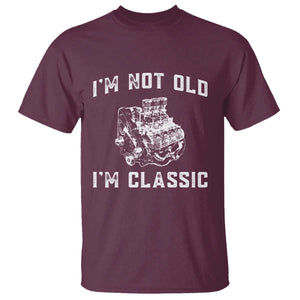 I'm Not Old I'm Classic T Shirt Flathead V8 Engine Silhouette