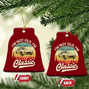 I'm Not Old I'm Classic Ceramic Ornament Retro Sports Car Euro Classic