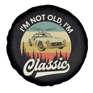 I'm Not Old I'm Classic Spare Tire Cover Retro Sports Car Euro Classic